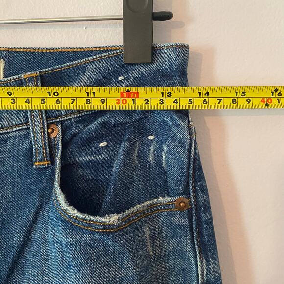 Abercrombie & Fitch Women size 4 / 27 Long Ankle Straight Ultra High Rise Jeans - Picture 8 of 12